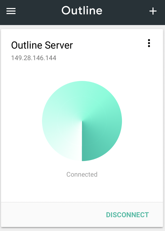 outline连接服务器