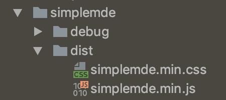 simplemde node modules